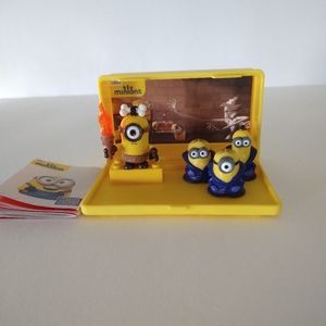 Despicable Me Micro Minions Vampire Playset with Mega Bloks Caveman Minion
